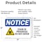 Signmission Exam In Progress Do Not Enter Sign, Vinyl Decal, 7in W x 5in L, 2PK OS-2PACK-NS-D-57-L-12201 - alternate 5